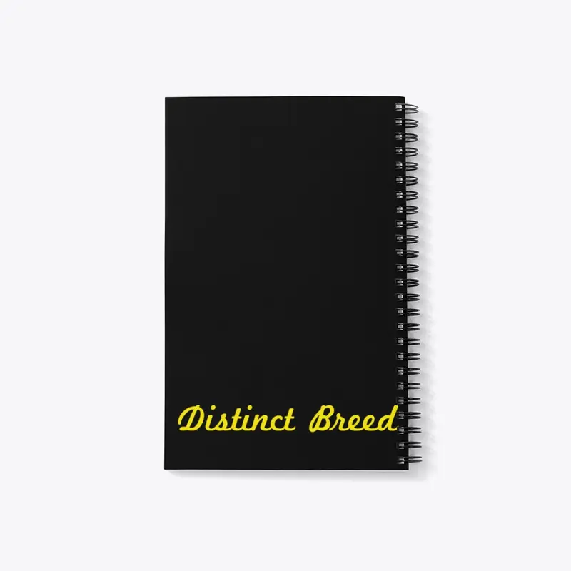 Black/gold notebook