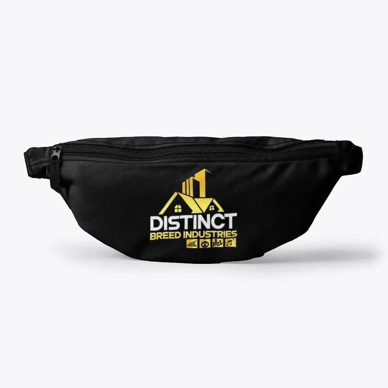 Gold/ black distinct Breed fanny pack