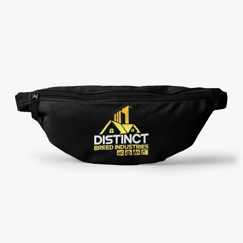 Gold/ black distinct Breed fanny pack